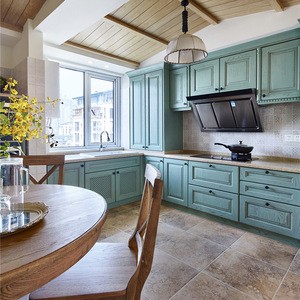 Buy Solid Wood Modular Classic Kitchen Cabinet from Aqua Gallery ...