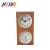 Import Solid Wood Retro Vintage Clock Grandfather Alarm Clock With Temmperature And Humidity Natural from China