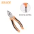 Import SOLUDE plastic toolbox storage case screwdriver plier hammer 8 Pieces Hand Tools Set For Household from China