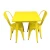 Import Space Saving Leisure Outdoor Fast Food Restaurant Used 4 Person Metal Industrial Dining Table And Chair from China