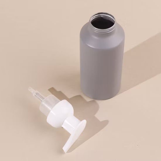 Foam Bottle Aluminum Bottle for Cosmetic New Type in China 100% Recyclable 42mm Neck 400ml 500ml