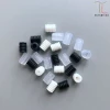 Spiral flat white color silicone rubber cord stopper adjusters for elastic cord earloop on masks