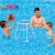 Import Sport game hoop ball swimming pool float toys water basketball goal from China