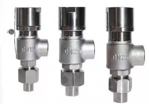 ss304 or ss316 male and female thread  pressure safety valve