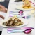 Import Stainless Steel Cutlery Titanium Spoon fork knife Kitchen Wedding Multicolour Flatware Set from China