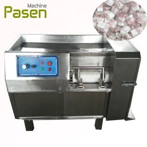 Stainless Steel Mutton Meat Cutting Machine Frozen Chicken Dicing Machine