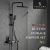 Import Stainless Steel Top Square Shower Head And Sliding Sensor Touch Brass Bathroom Shower Set from China