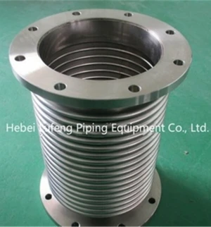 Stainless steel welded plate flange  with bellows hoses