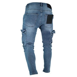 Stock 2018 new models fashion skinny denim trousers men apparel jeans