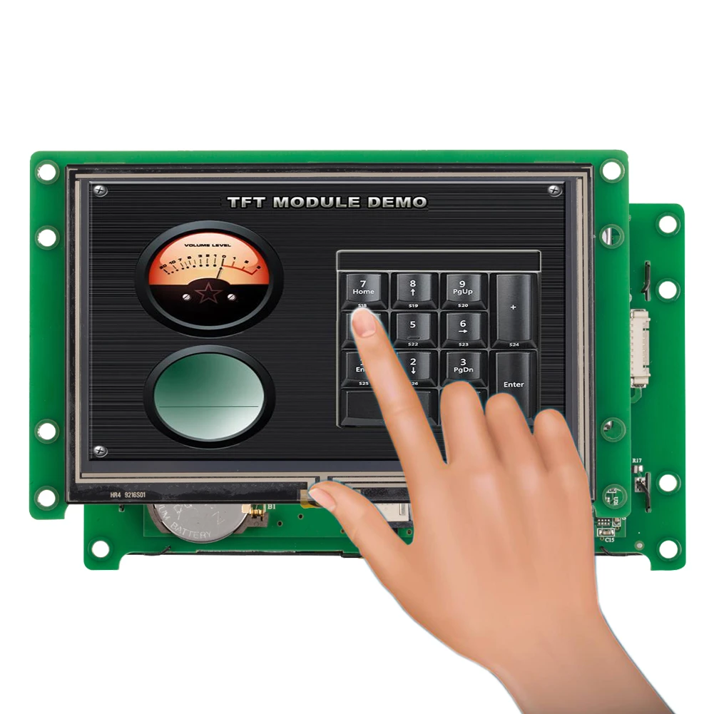 STONE 4.3 Inch Industrial Equipment LCD HMI TFT LCD Color Module+High Resolution+UART Serial Interface