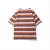 Import Stylish Summer Loose Half Sleeve T-shirt Trendy Versatile Striped Round Neck Top For Men Or Women from China