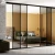 Import super slim narrow frame interior sliding balcony barn bathroom patio glass doors from China