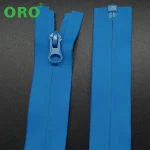 Superior Quality Personalized Customized Blue Color Waterproof Zipper