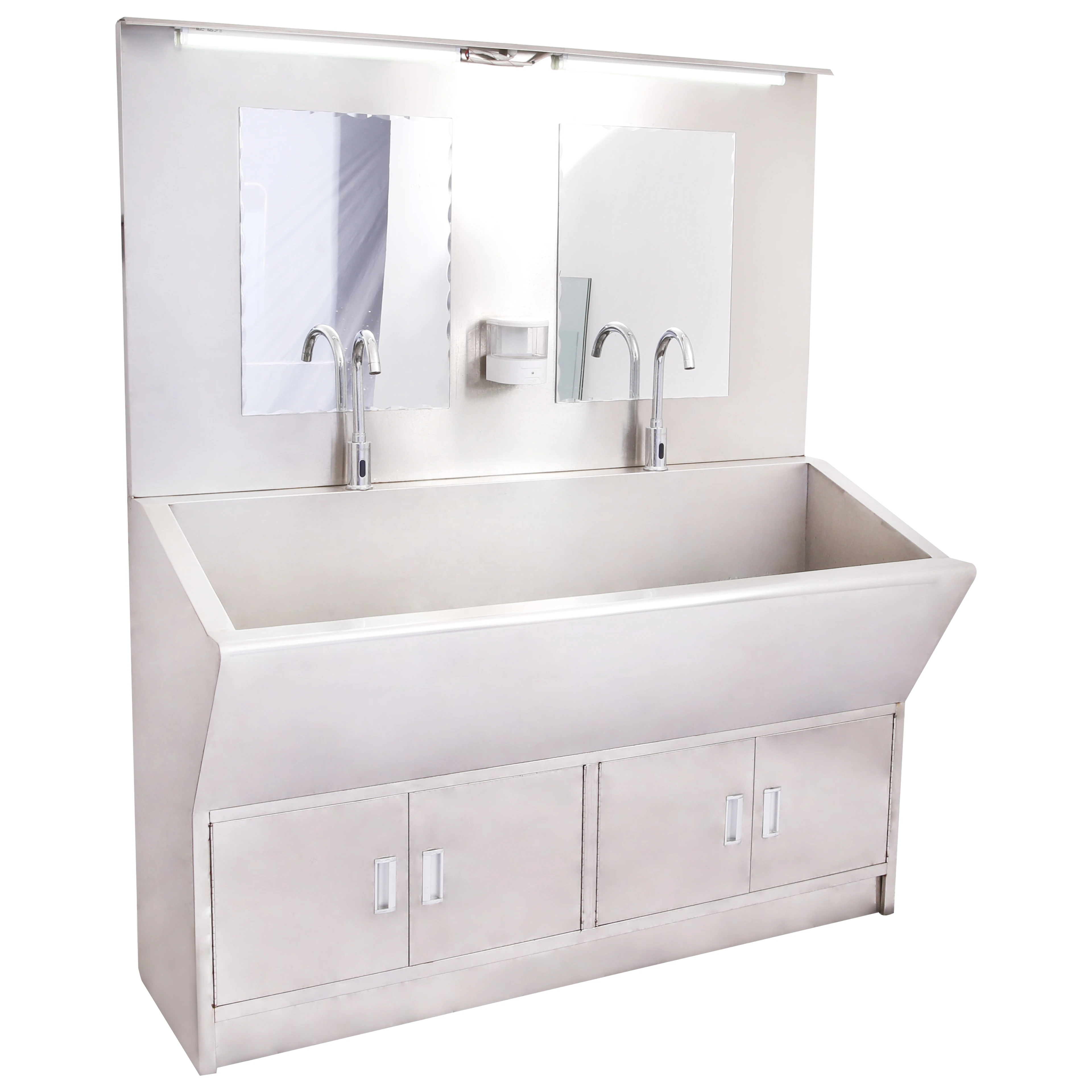 Superior stainless steel 2 positions hand wash basin sink