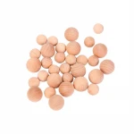 Support sample Craft DIY Unfinished wood round balls Beech Wood beads with no hole
