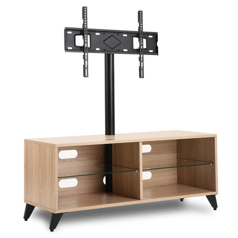 Buy Swivel Wood Tv Stand With Mount For 32-65 Inch Flat Screen Tvs ...