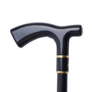 T- handle carbon fiber walking cane, self defense sticks
