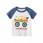 t shirts for boys cotton t shirt kids short sleeve 3to4years baby boys summer clothing cartoon cute t-shirts