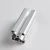 Import T slotted industrial 40x40 aluminium profile TPM 8-4040B for light duty structure from China
