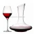Import Telsen Amazon top seller 1800ml wholesale unique clear crystal wine decanter glass from China