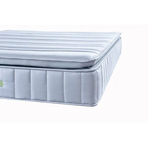 Tencel fabric sleep well high quality bedroom furniture natural latex double pocket spring mattress