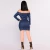 Import The Latest Casual Dress One Shoulder Tight Fitting Bag Hip Wash Sexy Denim Dress from China