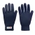 Import Thinsulate Lind, Double Layer Blue Gloves, Acrylic Knitted Hand Gloves from China