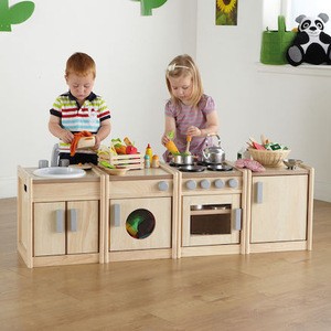 Toddler toys kitchen play set Wooden play Kitchen Units for kids