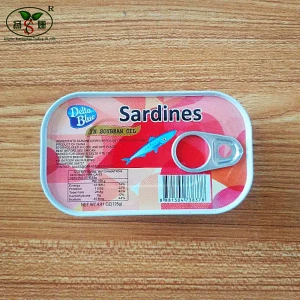 Top quality delicious canned sardines in soybean oil hot sale