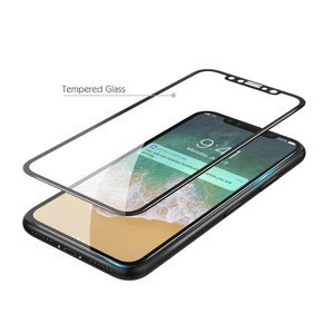 TPU Edge 9H 3D Phone Tempered Glass For Iphone X Screen Protector