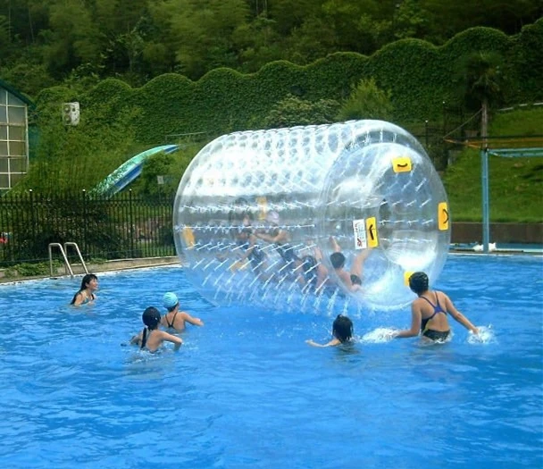 TPU inflatable water roller, inflatable roller ball, inflatable baby toys roller for water game