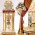 Import Traditional design floor standing clock with golden color DKC-612 from China