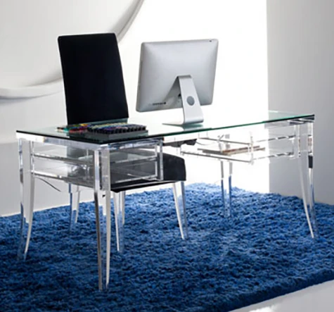 transparent acrylic office furniture acrylic office desk with drawers