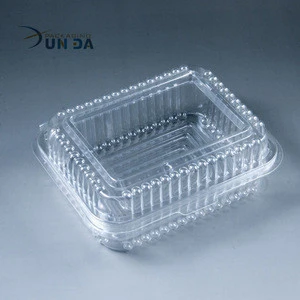 Transparent Plastic Clamshell Fruit Trays For 1kg Packaging