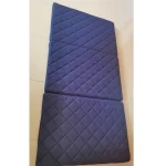 Tri-Fold High Polymer Mattress with quilted 3D mesh fabric cover