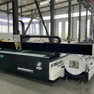 Tuosheng cnc metal tube and pipe plate fiber laser 1000W 2000W 3000W cutting machine for aluminum sheet tube price