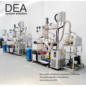 Turnkey System 2-stage Thin Film Short-Path Molecular Distillation Used Wiped Film Evaporator DEA-MDS-2S-2