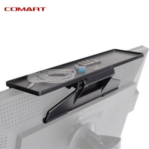 TV Tray Media Organizer Rack Holder for Smartphone Remote Control Miniature Action Figure