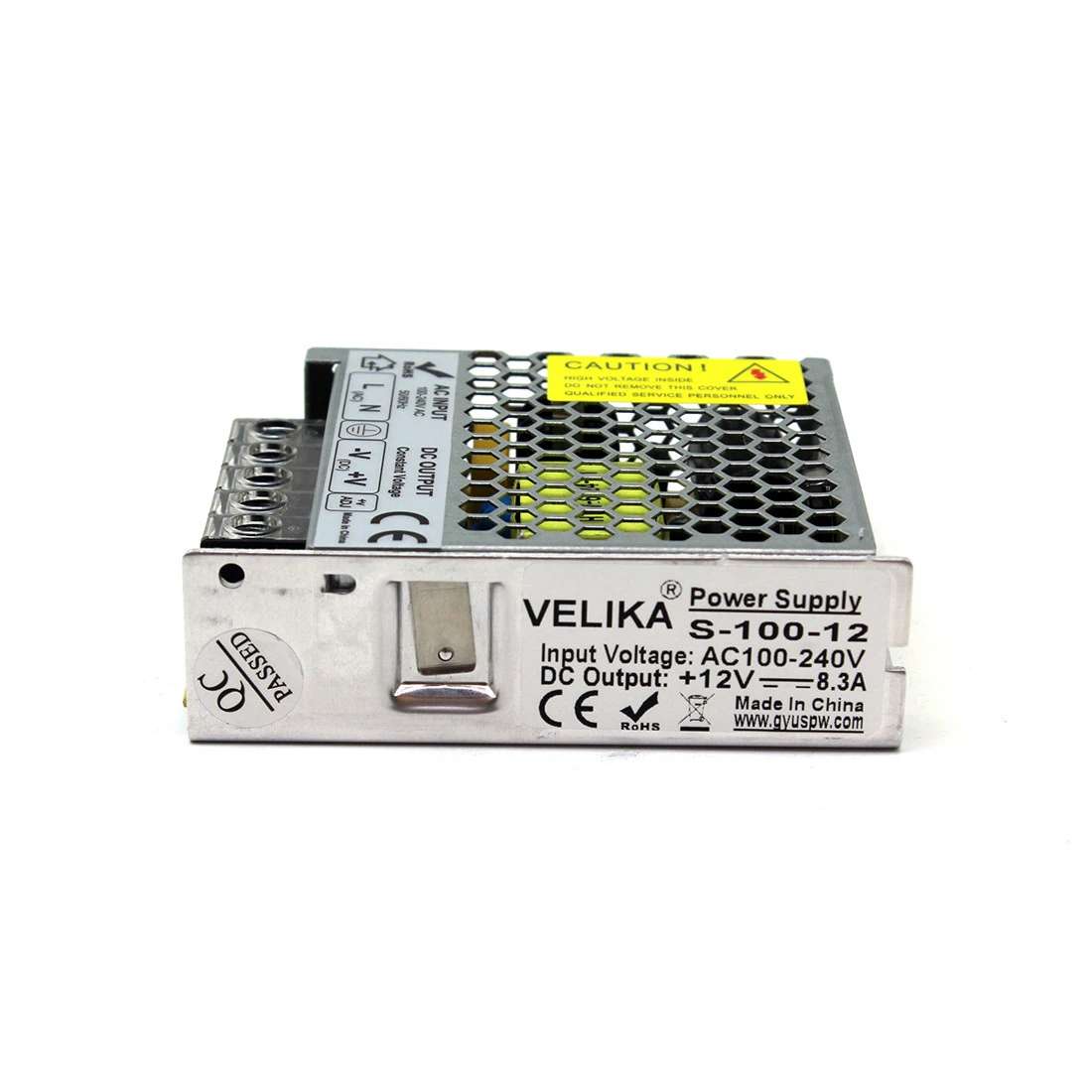 Ultra-thin Power Supply 12V 8.3A 100W To DC SMPS For Led Strip Display LightSwitch Driver Light Transformer 110V 220V AC