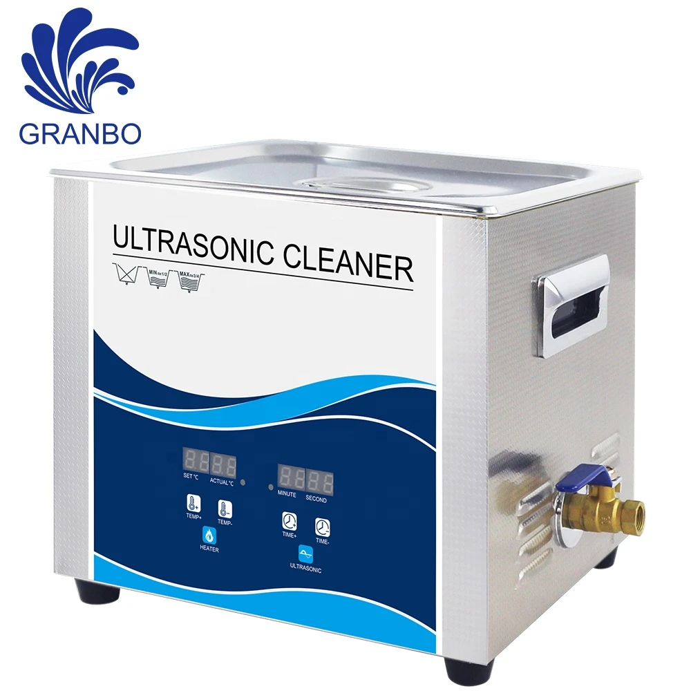 Ultrasonic Cleaner 10L 360W 240W Degas Heater for Laboratory Test Tube Instruments Dental Surgical Tools