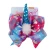 Import Unicorn Cheer Bows for Girls Dogs Kids Grosgrain Ribbon Pig Tail Hair Bow with Alligator Clips from China