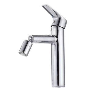 Unique Bathroom Chrome Plated Brass Water Faucets Basin Mixer Bidet Tap