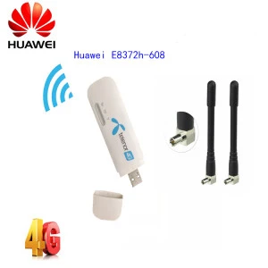 Unlocked New Huawei E8372 E8372h-608 with Antenna 4G LTE 150Mbps WiFi Modem 4G USB Modem Dongle 4G Carfi Modem