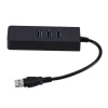 USB 3.0 to 3 ports USB 3.0 RJ45 with ethernet network hub adapter