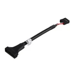 USB3.0 19Pin/ 20Pin Male to USB2.0 9Pin Motherboard Female Adapter Cable For CD-ROM Floppy Drive Panel