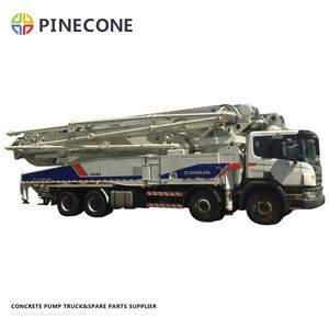 Used Concrete Pump Trucks 37m for sale excellent condition used concrete pumps for Zoomlion