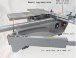 Used sliding table panel saw woodworking, high precision wood cutting sliding table saw machine for sale
