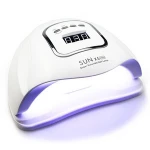 UV LED Nail Lamp Nail Polish Dryer Gel Machine for Manicure and Pedicure with Sensor and 4 Timers 80W
