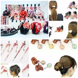 Various type of high quality Japanese hair claw with unique design