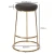 Import Velvet Seat Metal Legs modern electroplated bar stool from China